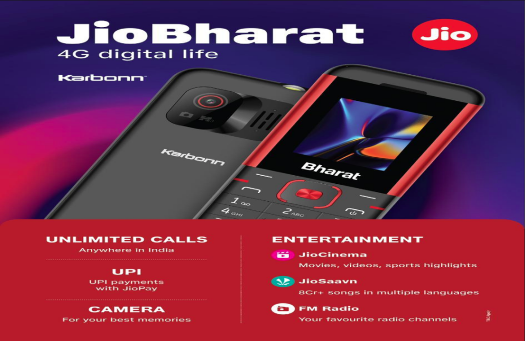 4G phone 'Jio Bharat V2' launched