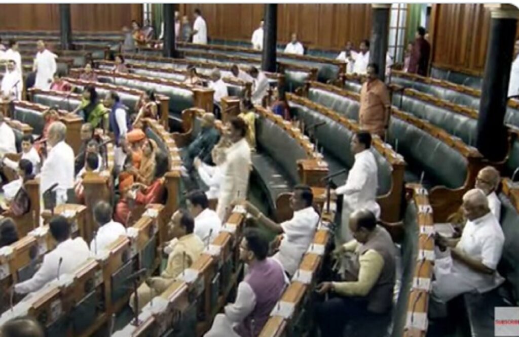 Loksabha proceedings adjourned till 2 pm