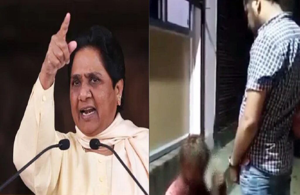 Mayawati accuses BJP in 'sidhi Peshab' case