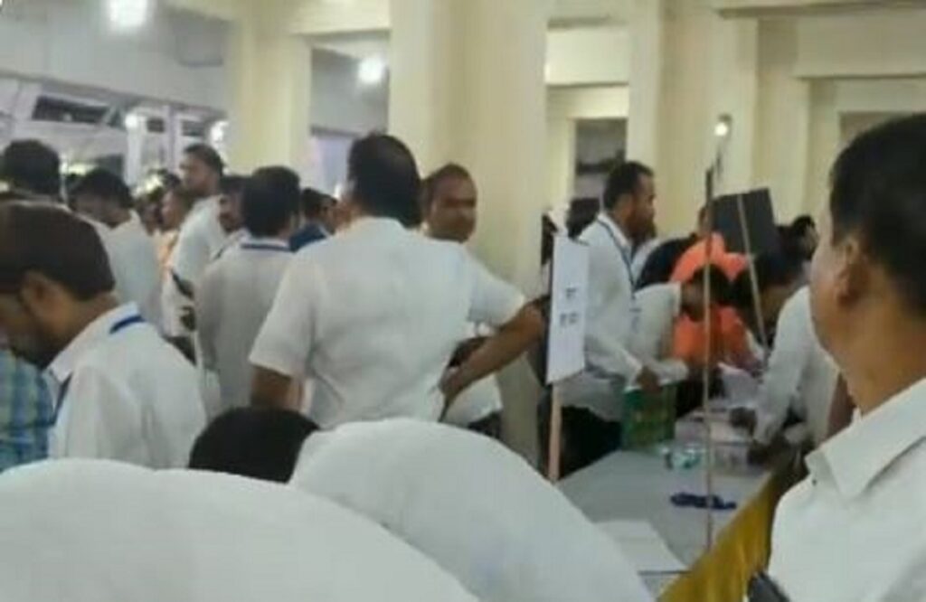 meeting of rival ncp factions ajit pawar sharad pawar