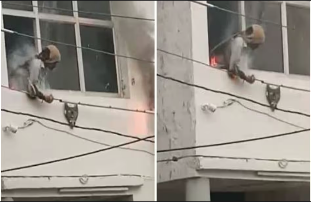 Woman dies after coming in contact with high tension wire in Noida