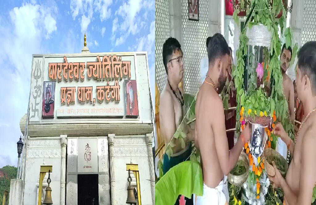 The world's largest Parad Shivling is located in Pragya Dham of MP