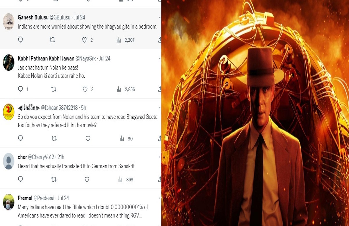 नहीं सहेंगे भगवत गीता का अपमान !  हॉलीवुड फिल्म ‘ओपेनहाइमर’ को इंडिया में बैन करने की मांग…