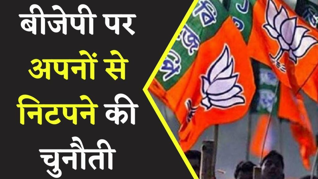 BJP उम्मीदवार के खिलाफ Party के नेताओं में नाराजगी, विरोधियों के साथ अपनों से भी निपटने की चुनौती!