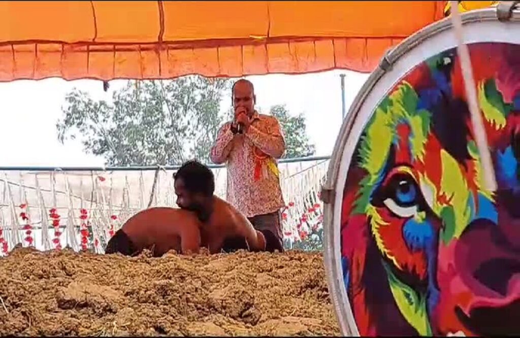 Wrestling organized on the occasion of Nag Panchami