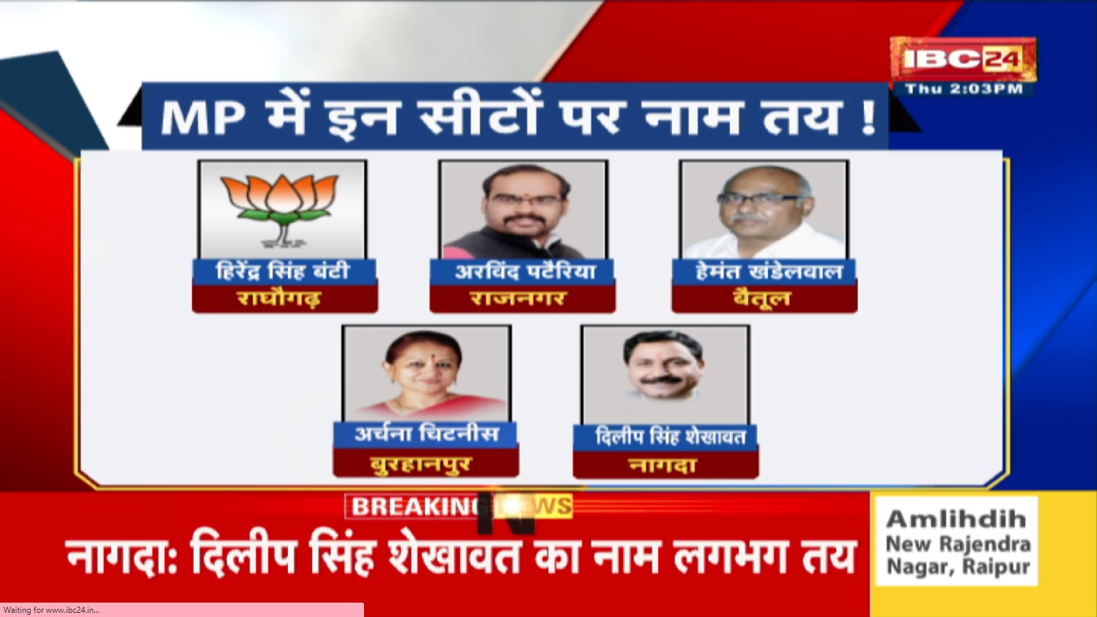 Katangi Assembly Election 2023: कटंगी विधानसभा सीट के लिए भाजपा ने तय किया नाम, ये होंगे उम्मीदवार