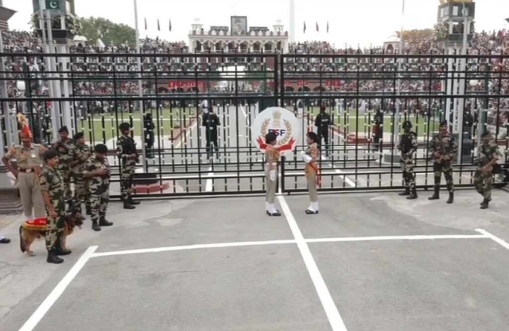 Beating Retreat Ceremony at Attari-Wagah Border