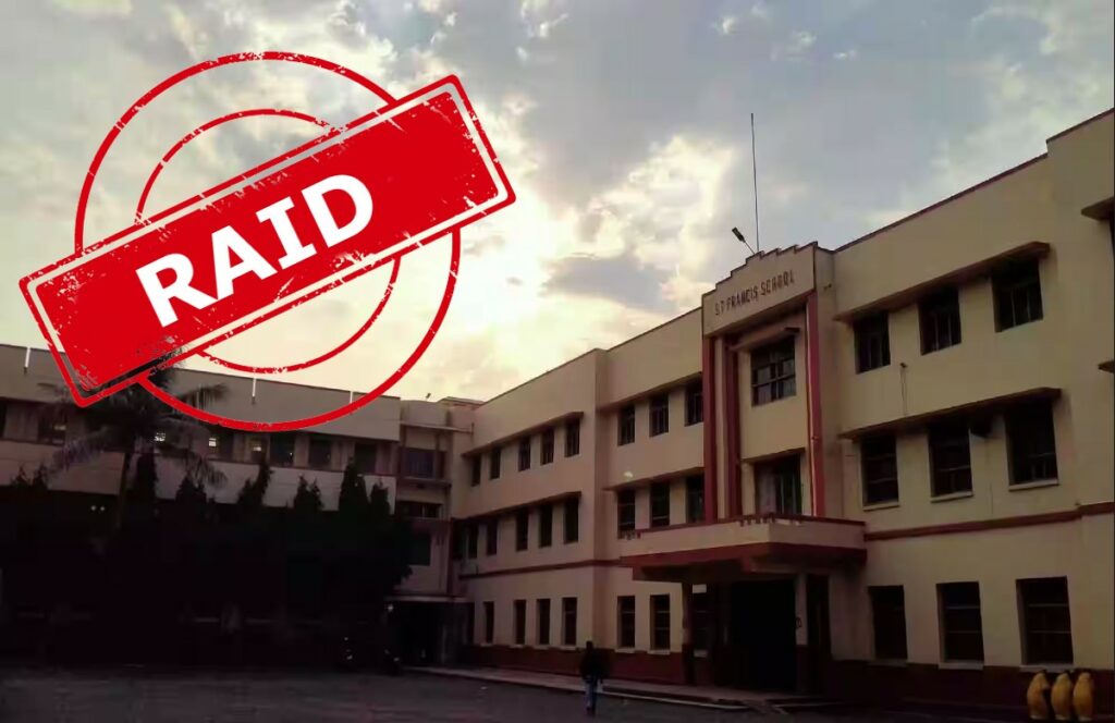 Raid on St. Francis School bhopal