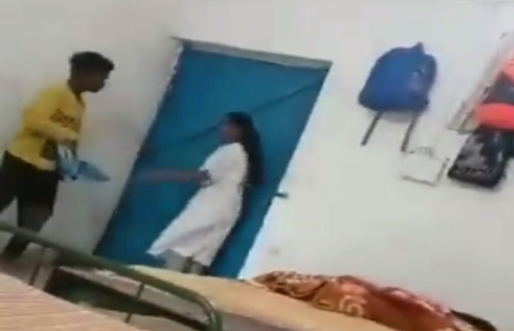 Boy Misbehave with Girl in Hostel