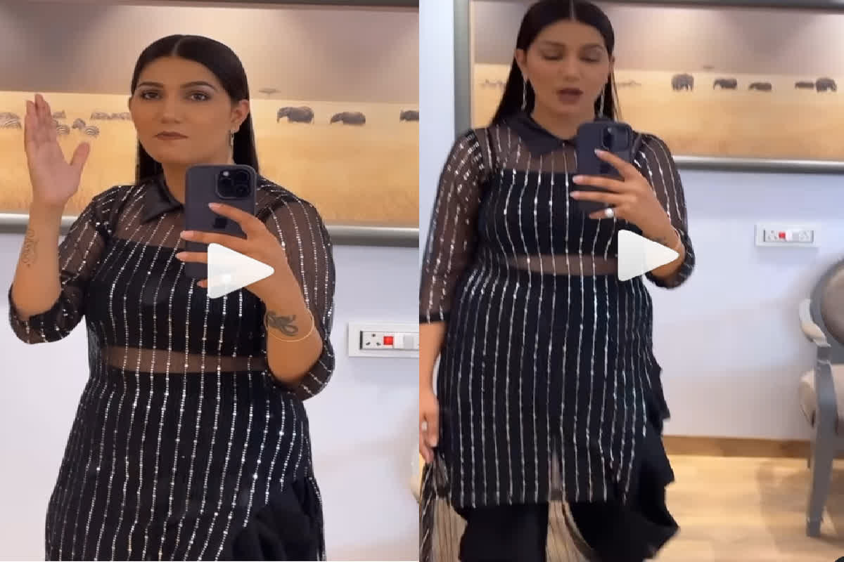 Sapna Chaudhary Hot Video: ट्रांसपेरेंट चमकीला सूट पहन हरियाणवी क्वीन ने ढाया कहर, जमकर वायरल हो रहा वीडियो