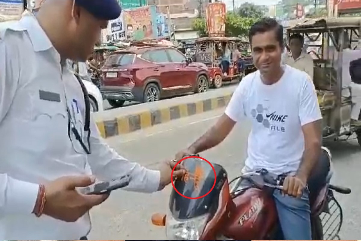 एक्शन मोड पर आई पुलिस तो गाड़ी लेकर भागते नजर आए यादवजी, ठाकुरजी लिखवाने वाले, 100 से ज्यादा वाहन चालकों का कटा चालान