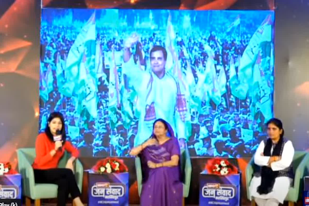 #IBC24Jansamwad Narsinghpur: एमपी में आधी आबादी को कैसे मिली पूरी आजादी? महिलाओं के मुद्दों पर आमने-सामने हुईं कांग्रेस और भाजपा नेत्रियां