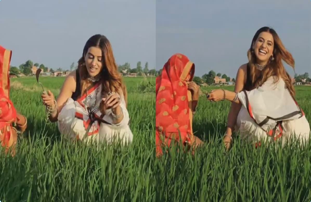 Bhojpuri new video : Akshara singh ने शूटिंग छोड़ खेतों में जाकर काटी घास, फैंस बोले ‘जीत लिया दिल ‘