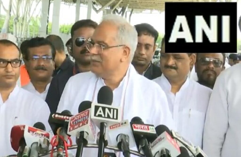 CM Bhupesh Baghel accused BJP of taking 50 percent commission