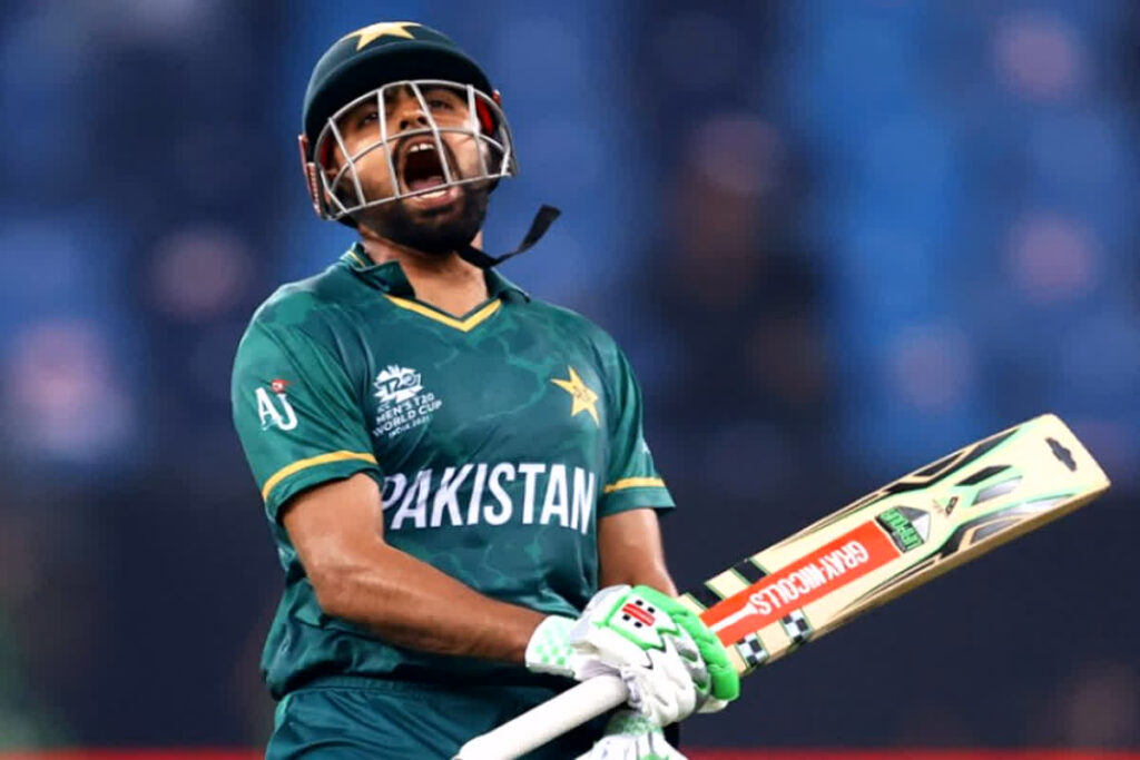 Babar Azam got angry during India match