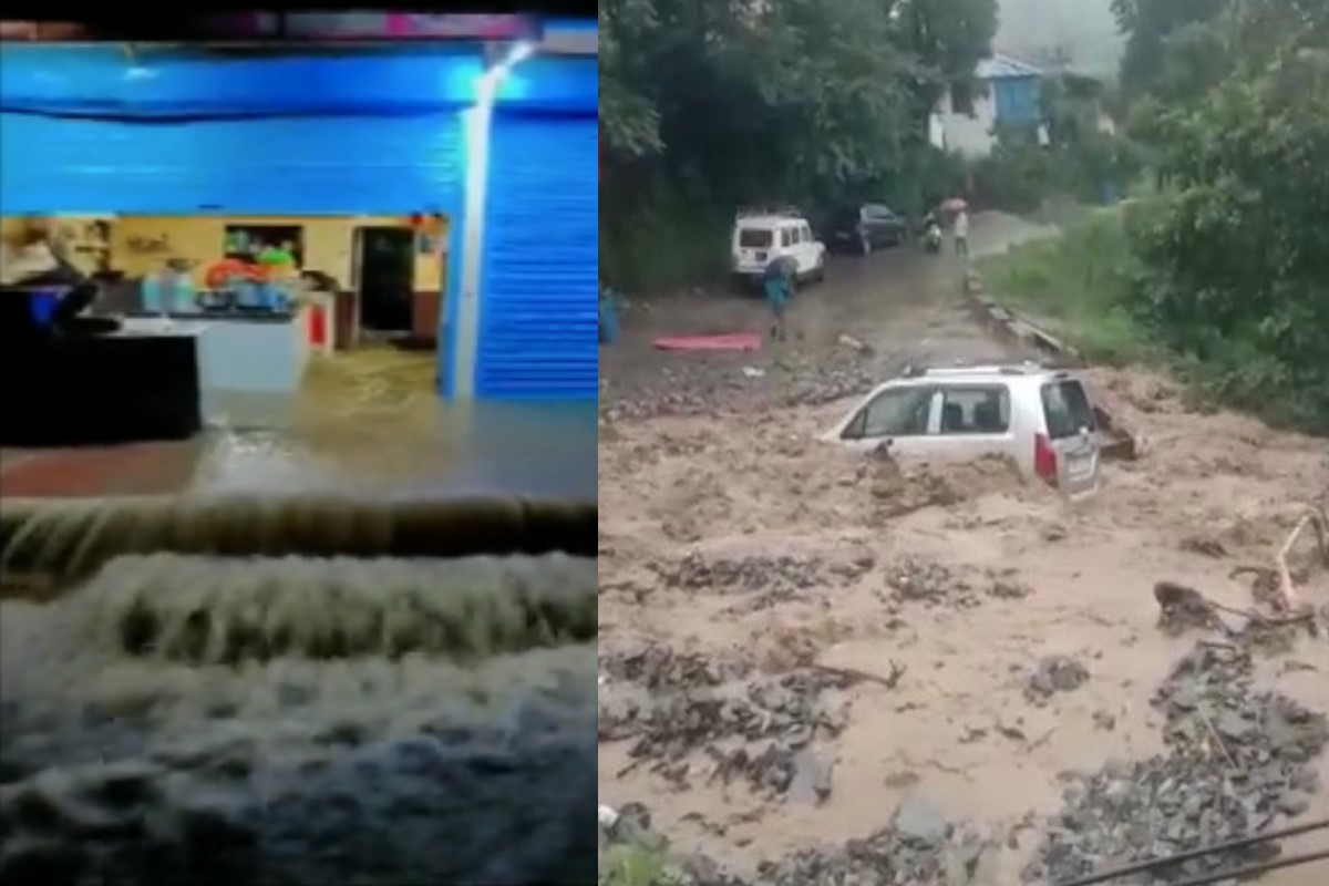 दुकानों की घुस गया पानी…बह गई कारें, नदियों में तब्दील हुई गलियां, मौसम विभाग ने जारी किया रेड अलर्ट