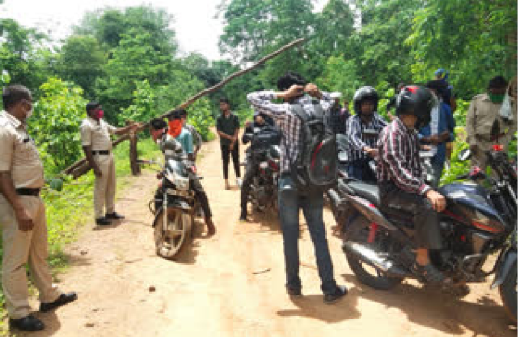 Chingra Pagar Road closed