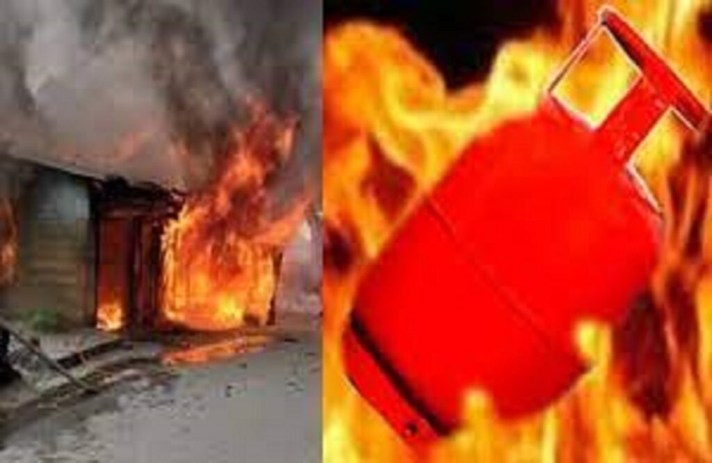 Gas cylinder explosion in Vidisha