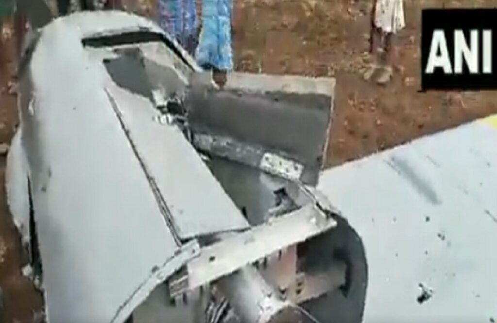 DRDO's drone crashed