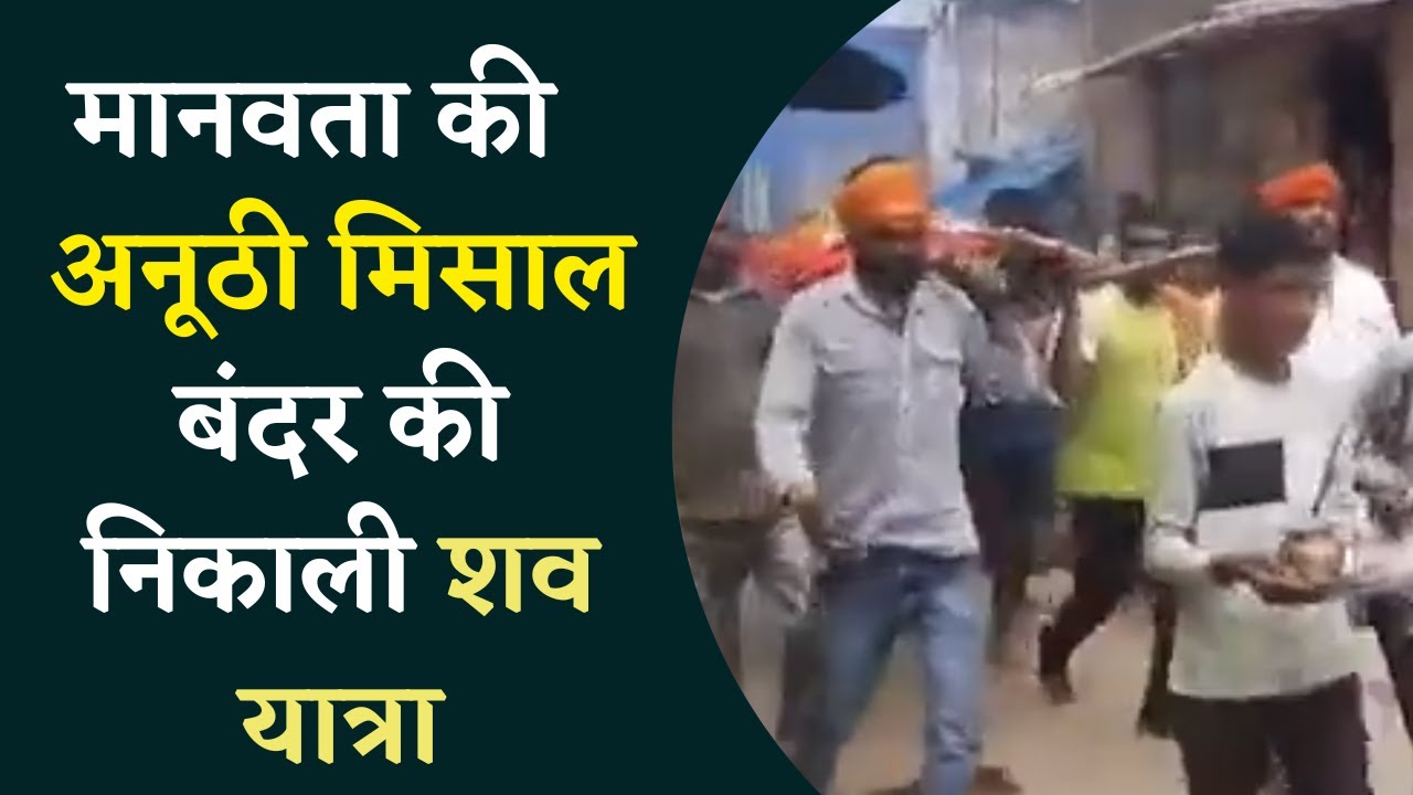 Balaghat में निकली बंदर की शवयात्रा, Hindu रीति-रिवाज से हुआ अंतिम संस्कार