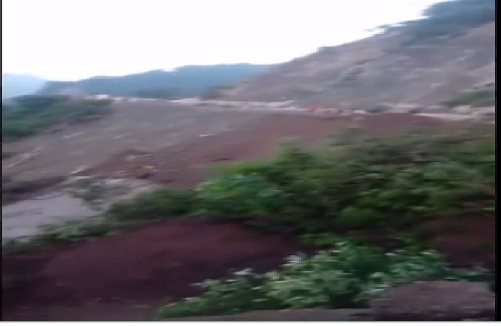 Landslide on National Highway 5