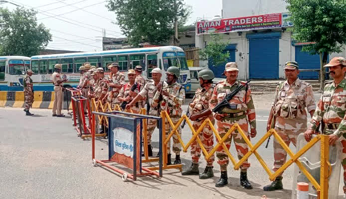 Curfew imposed for Braj Mandal Yatra in Nuh