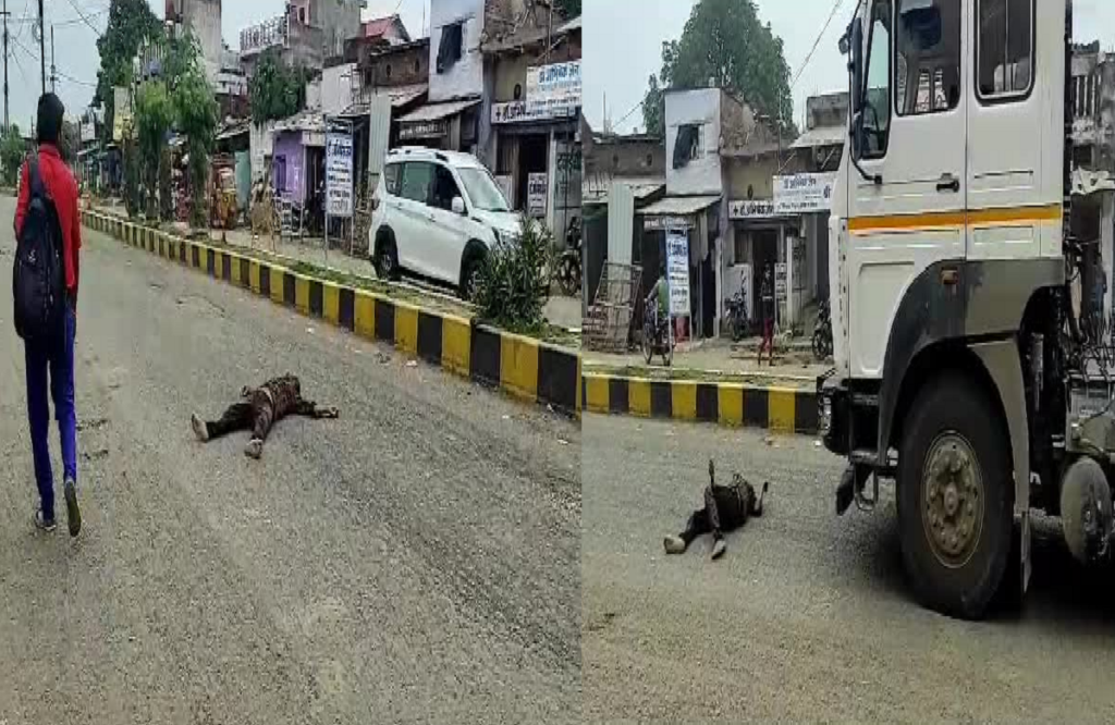 Drunken youth did high voltage drama on the highway