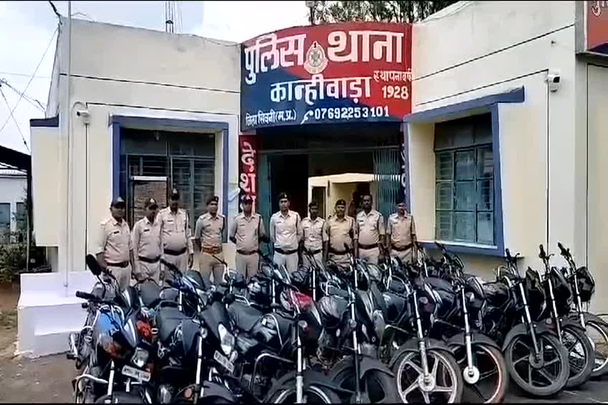 Seoni  News: शातिर चोर गैंग का हुआ पर्दाफाश, आरोपियों के पास से जब्त किए 18 मोटरसाइकिल, ऐसे दे रहे थे वारदात को अंजाम