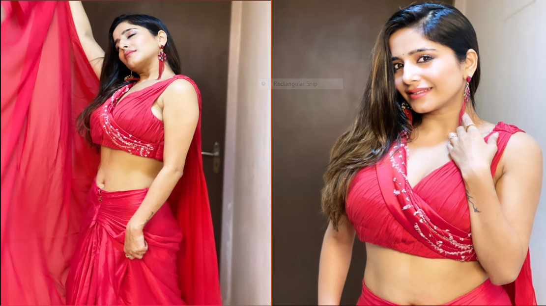Kate Sharma Sexy Hot Video : केट शर्मा ने लाल साड़ी पहने ढ़ाया कहर, किलर पोज देख फैंस के दिल की बढ़ी धड़कनें