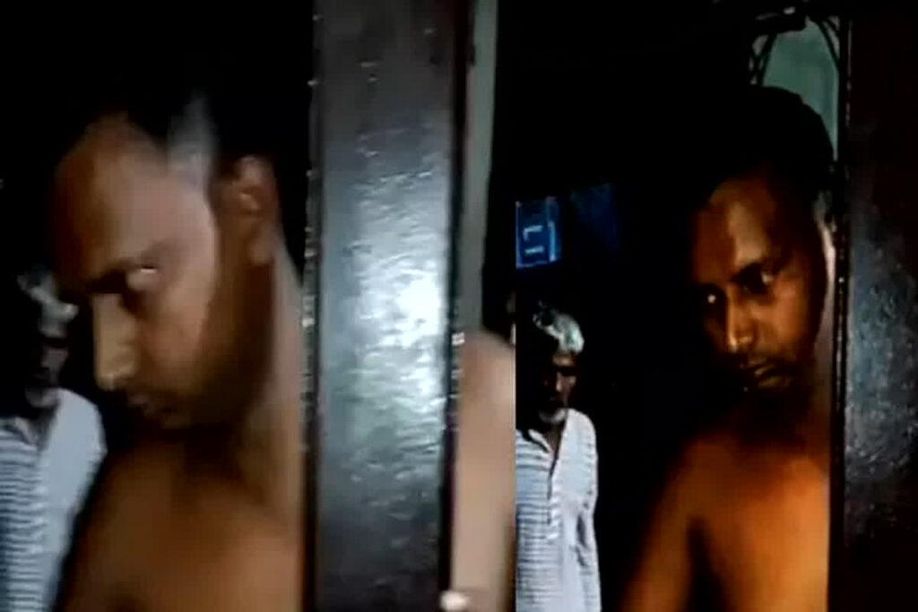 Inspector caught naked with girl