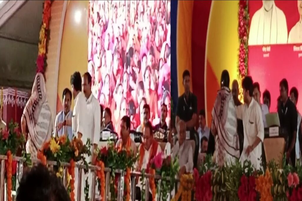 Leaders' dispute in front of CM