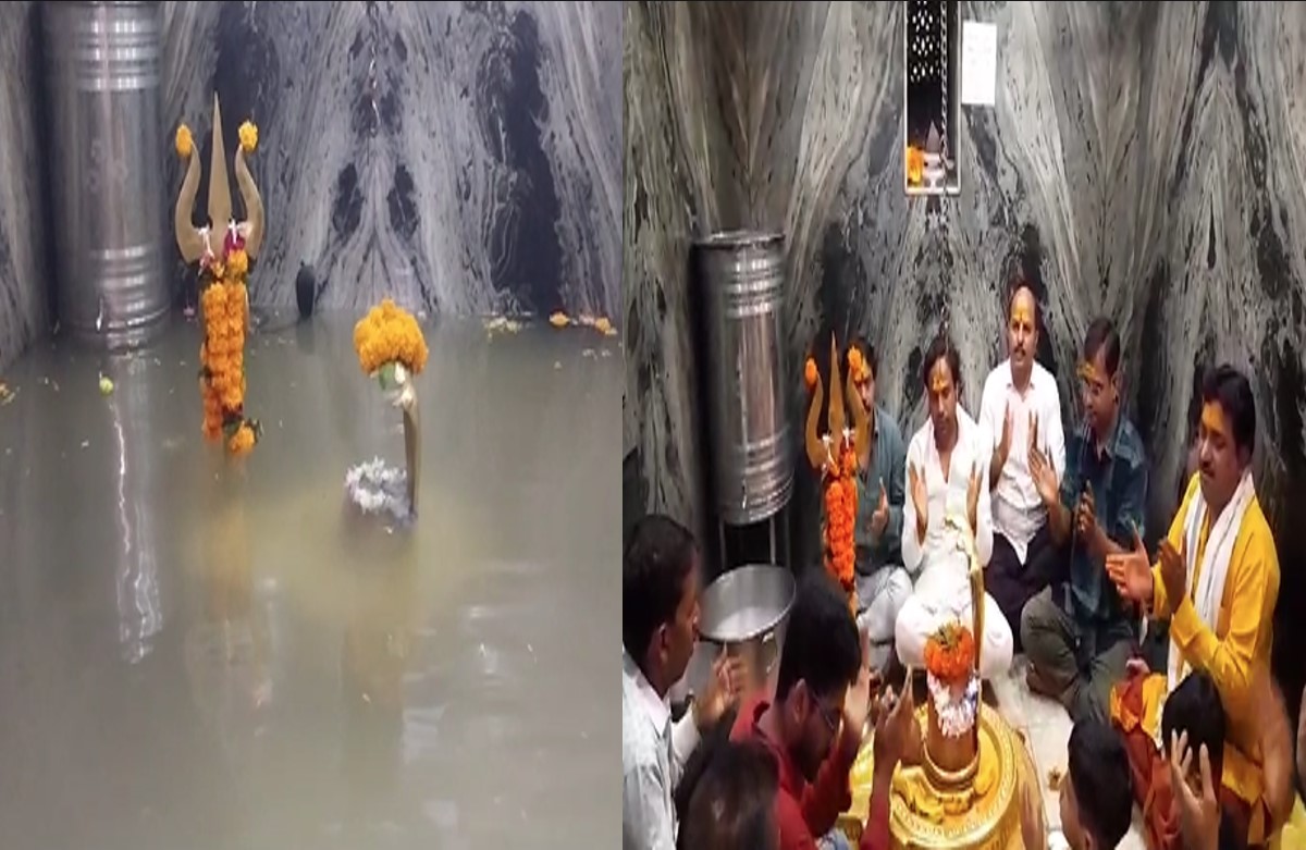 Harda news: अनोखा टोटका! किसानों ने महादेव को पानी में डुबाया, कहा ऐसा करने से होगा हमारा ये काम