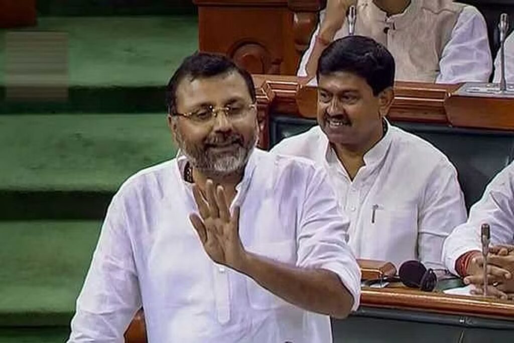 Congress targeted MP Nishikant Dubey