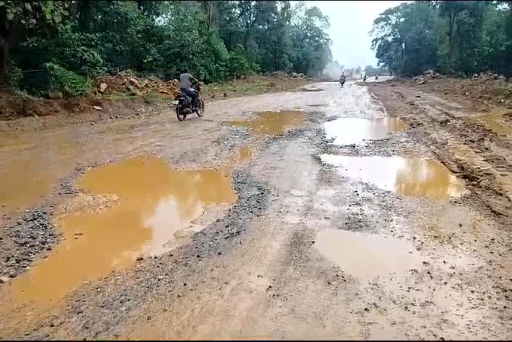 Highway Widening Work Stopped