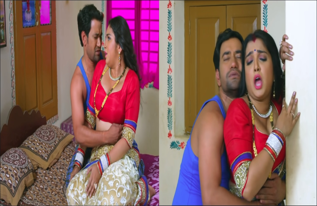 Nirahua-Amrapali New Romance Video : बंद कमरे के अंदर निरहुआ ने उतारी आम्रपाली की साड़ी, फिर किया बिस्तर तोड़ रोमांस, अकेले में देखें ये वीडियो