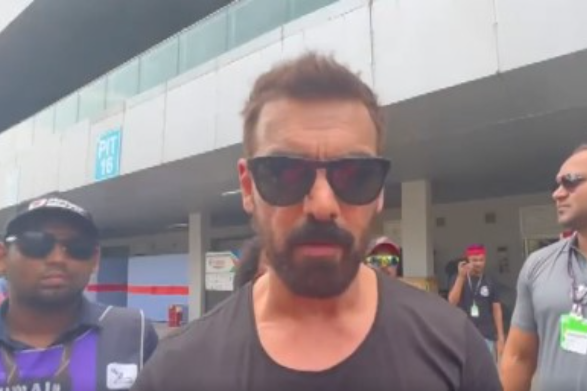 MotoGP Bharat 2023: मोटोजीपी भारत 2023 के इवेंट पर पहुंचे अभिनेता जॉन अब्राहम, रेस को लेकर कही ये बात, देखें वीडियो