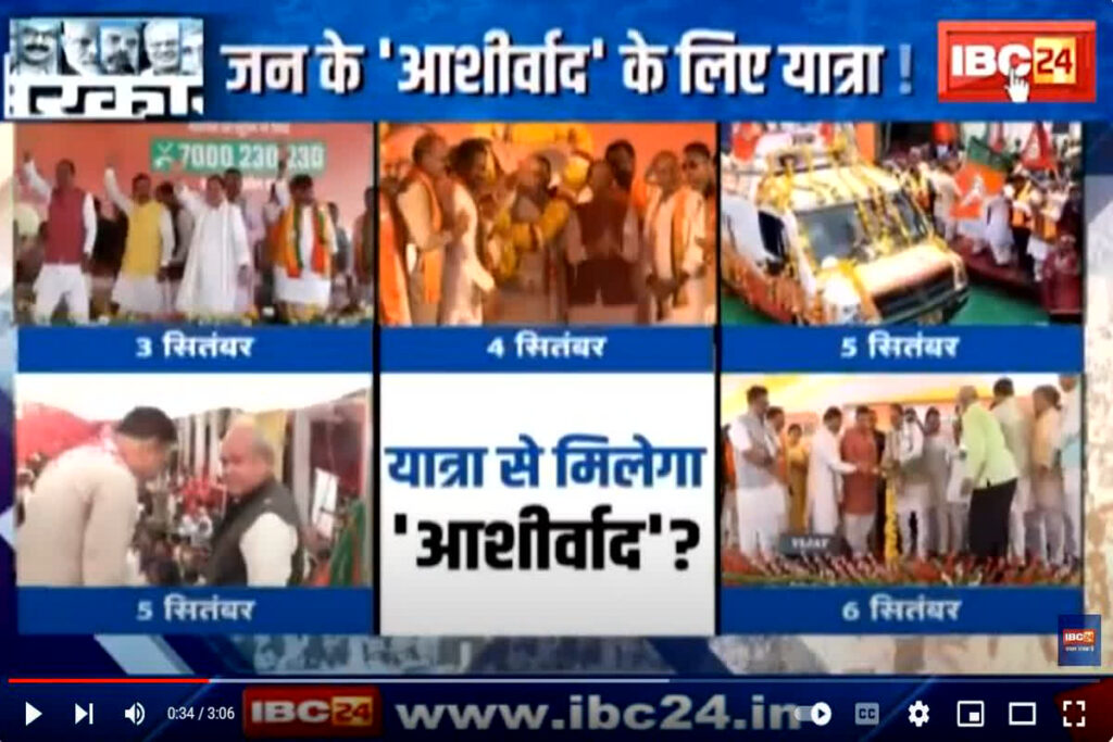 BJP Jan Ashirwad Yatra 2023