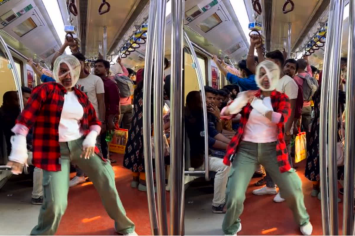 Delhi Metro Viral Video: दिल्ली मेट्रो का एक और वीडियो वायरल, सरेआम लड़की ने ‘जवान’ बनकर कर दी ऐसी हरकत, देखें वीडियो