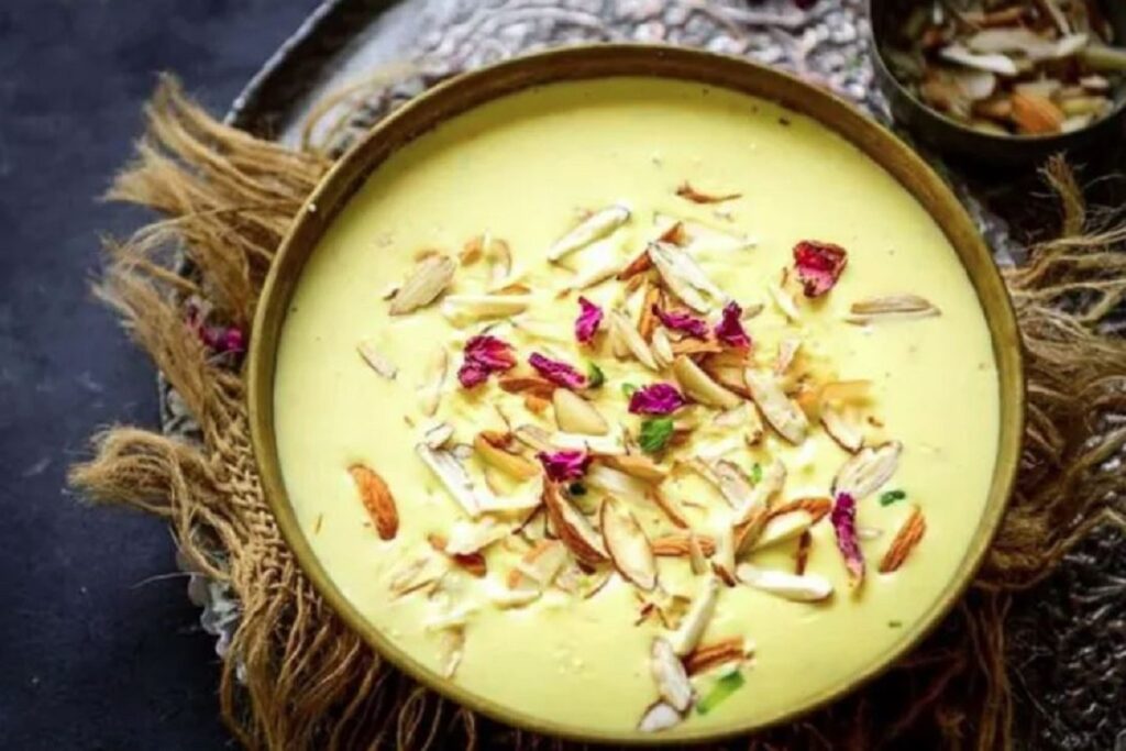 Shahi Kesariya Kheer for Janmashtami