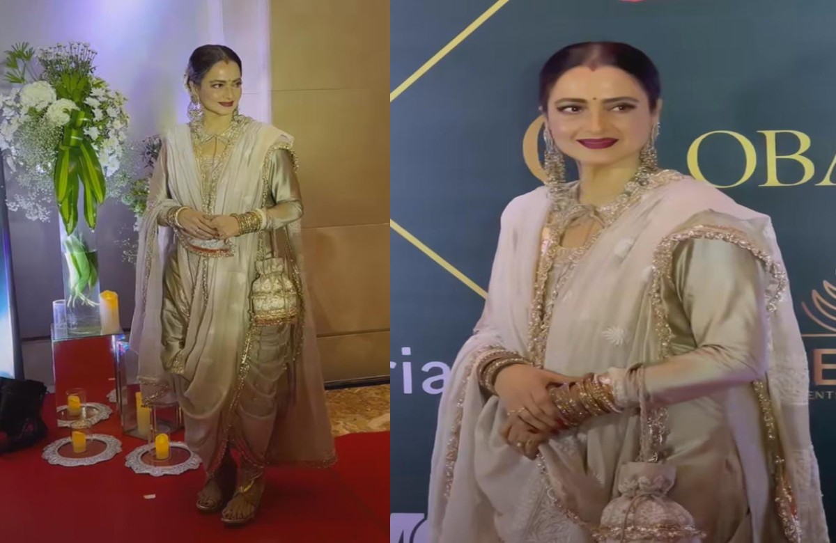 Ever Green Rekha ji: 68 साल की उम्र में भी दिलों की धड़कने बढ़ाने में सक्षम हैं बॉलीवुड की एवर ग्रीन स्टार रेखा, देखिए उनके जलवे की एक झलक…