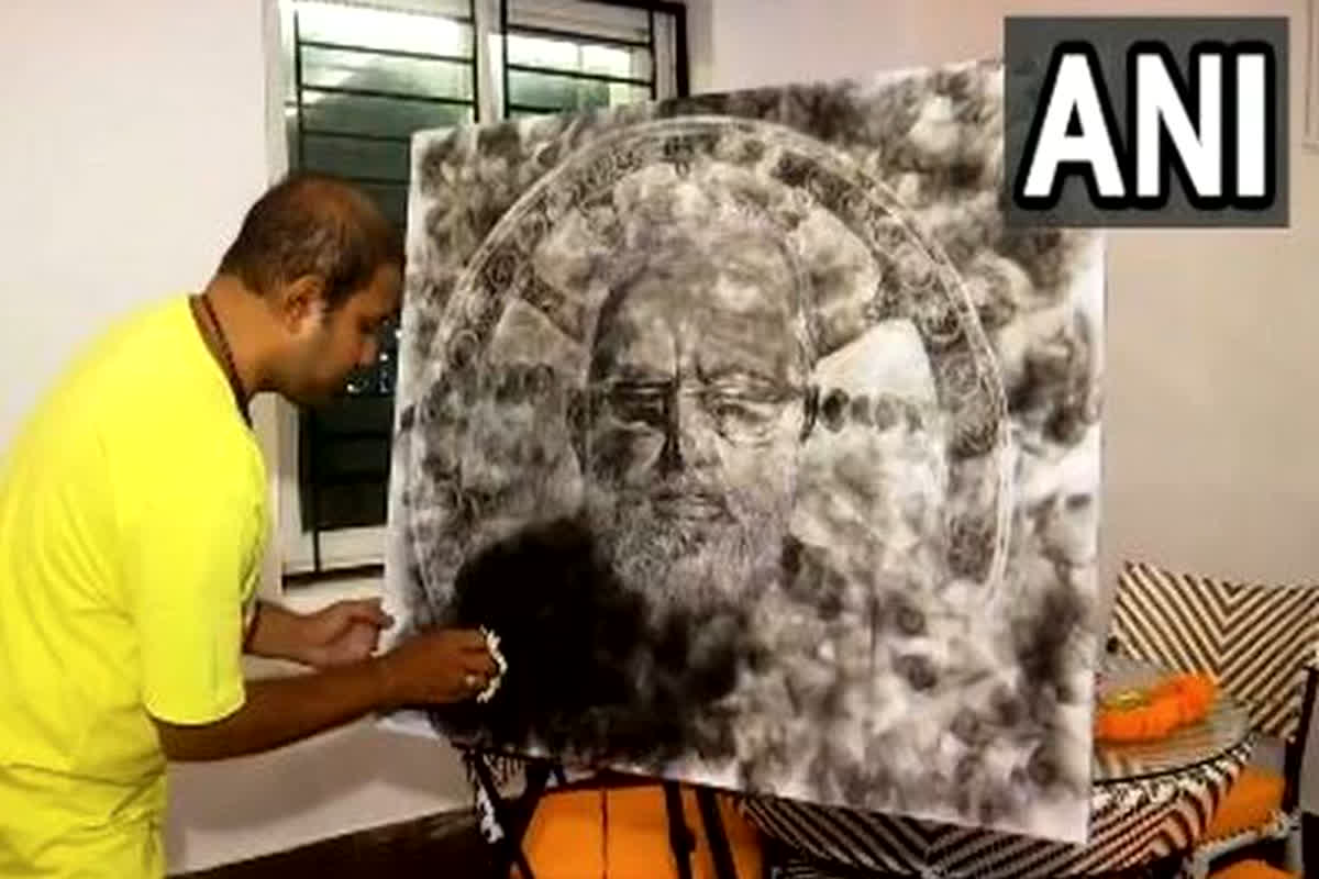 PM Narendra Modi Birthday: प्रधानमंत्री नरेंद्र मोदी का 73वां जन्मदिन आज, इस आर्टिस्ट ने खास अंदाज में किया पीएम को बर्थडे विश