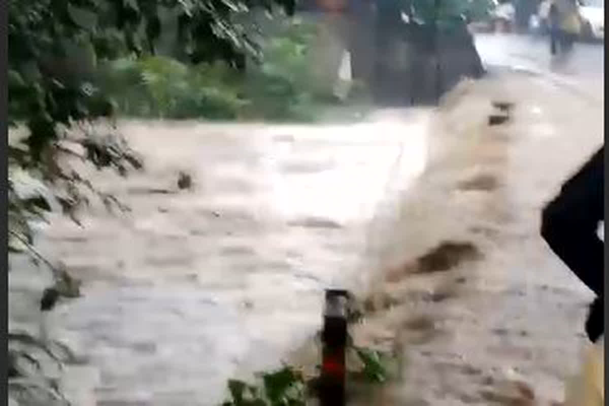 Youth Drowned in Water: पुलिया पार करते समय युवक बाइक समेत पानी में बहा, ग्रामिणों की मदद से ऐसे बची जान, देखें वीडियो