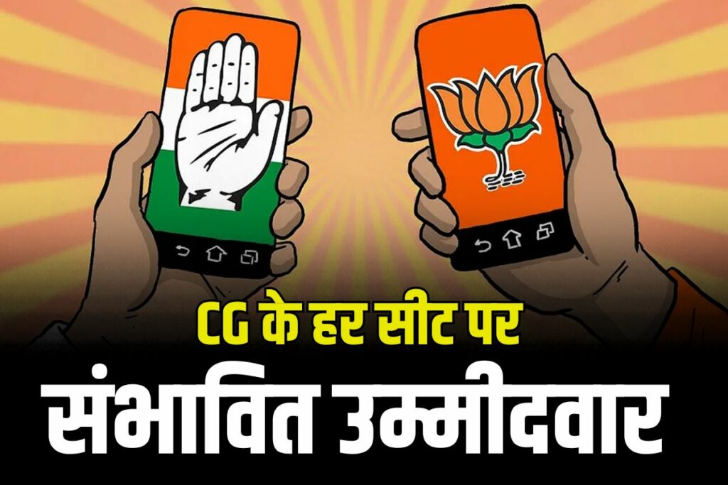 Possible candidates of BJP and Congress