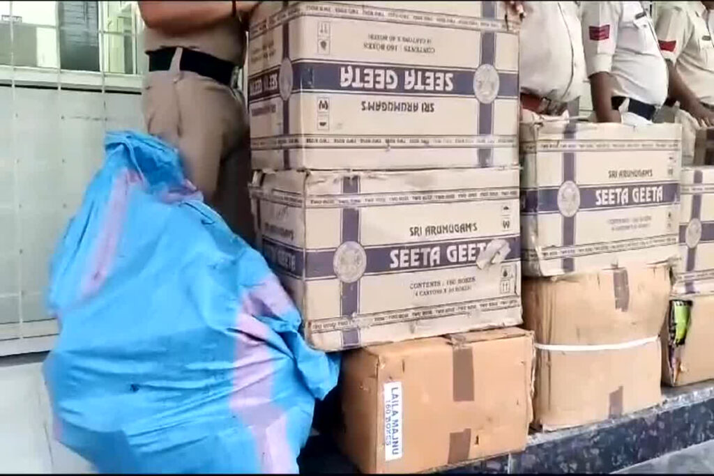 Police Seized Illegal Firecrackers