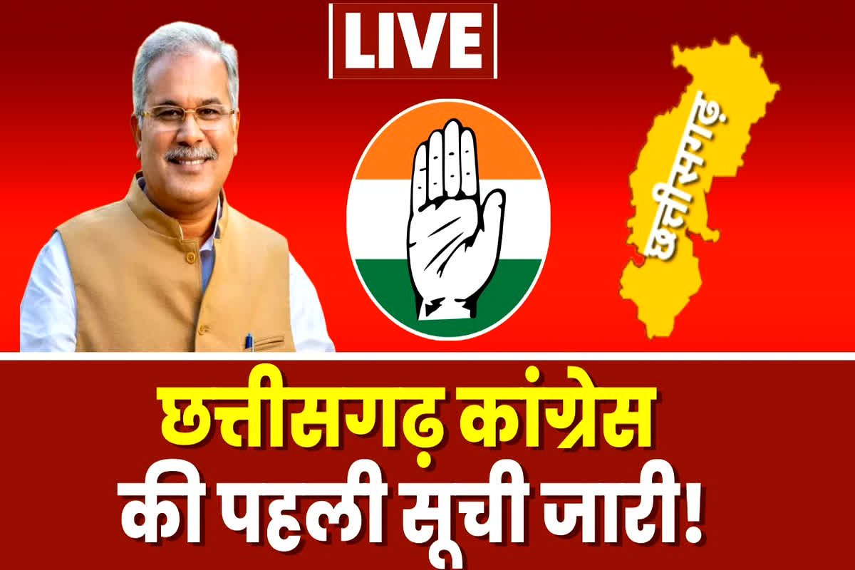 CG Congress 1st list 2023 PDF: रमन सिंह के खिलाफ कांग्रेस ने इस नेता को उतारा चुनावी मैदान में उतारा, देखें लिस्ट…