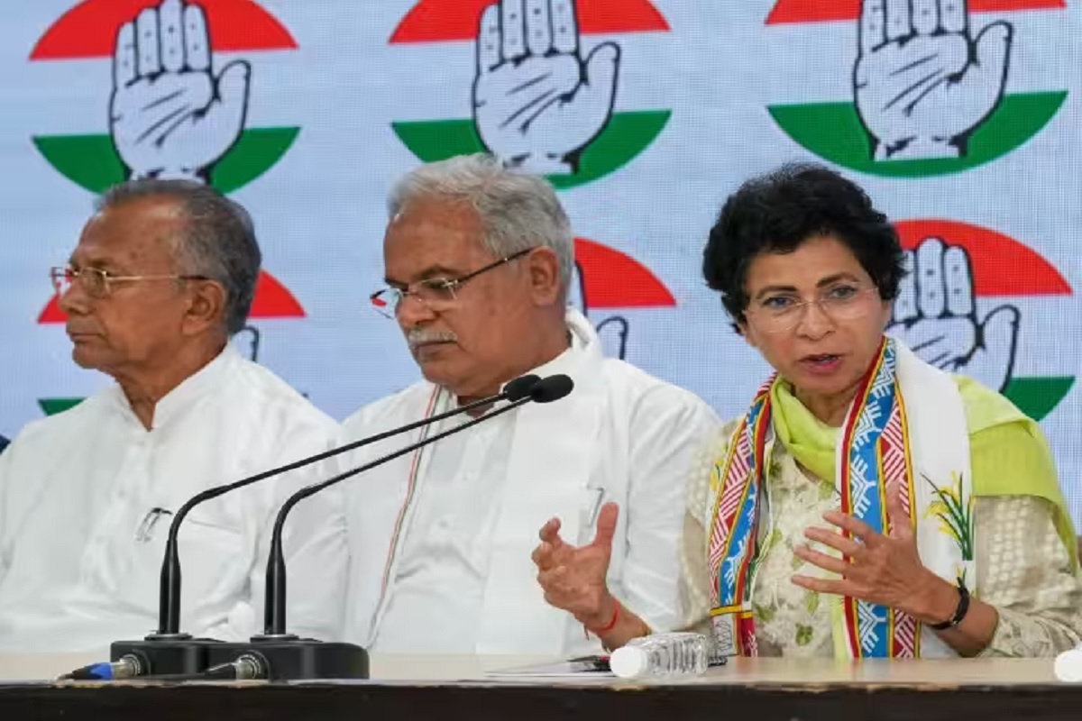 CG Bharose Ki Sarkar: कुमारी शैलजा ने किया खुलासा ‘भूपेश है तो भरोसा है’ स्लोगन में क्यों किया बदलाव.. इस तरह लड़ा जाएगा पूरा चुनाव
