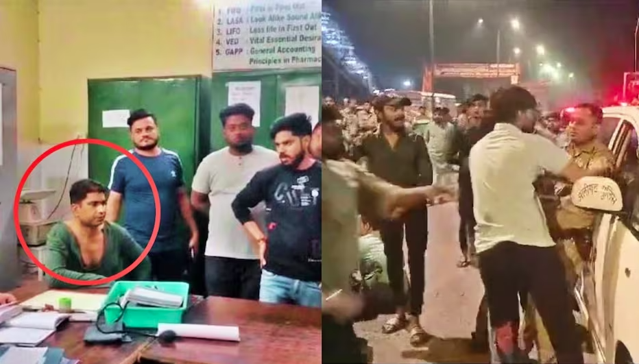 BJP नेता ने की ट्रैफिक इंस्पेक्टर से मारपीट, पीड़ित का फूटा गुस्सा कहा ‘नपुंसक है अलीगढ़ पुलिस..SHO और CO के सामने मुझे पीटा गया’