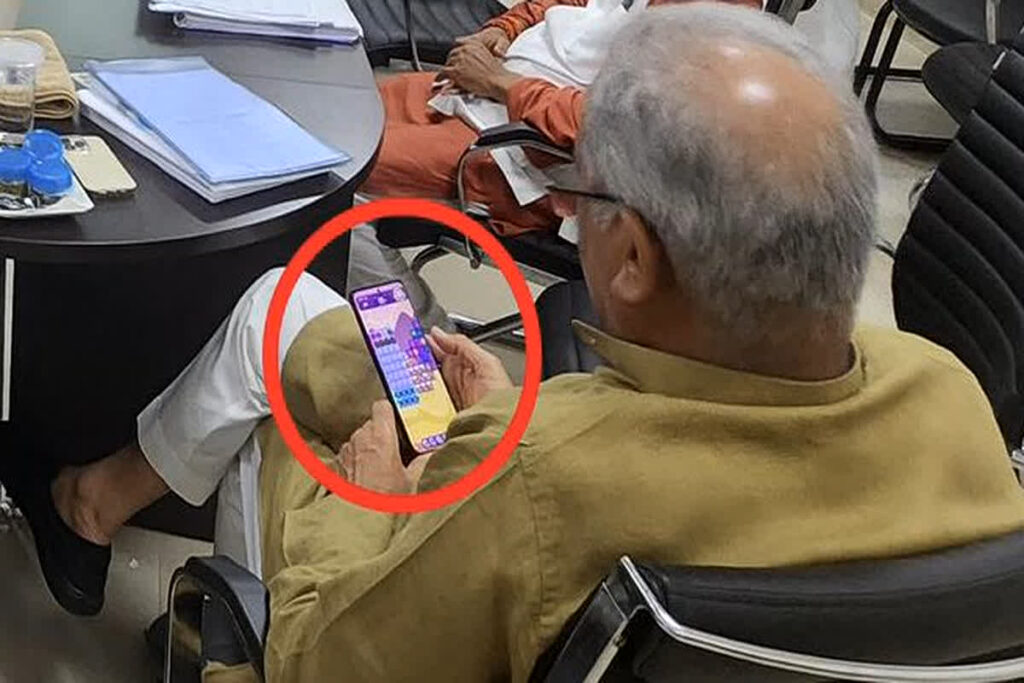 CM Bhupesh Baghel on Candy Crush