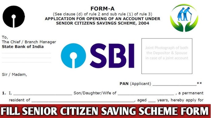 SBI SCSS Account Opening Form 2023