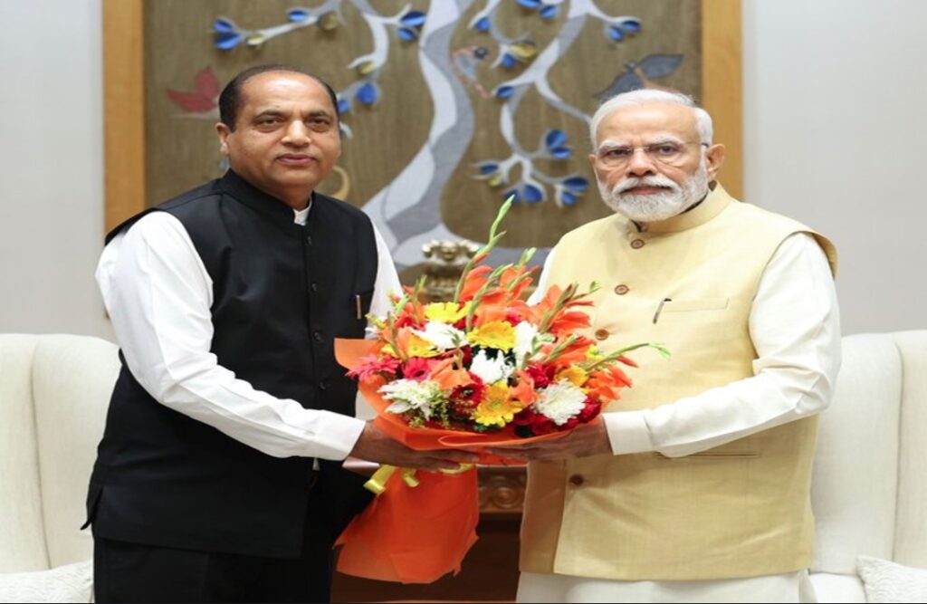 Former CM Jairam Thakur met PM Modi